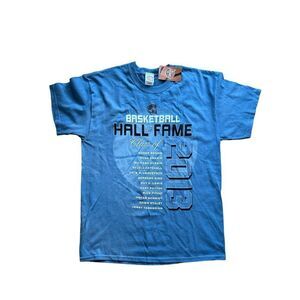 Basketball Hall Of Fame Men's Blue Nainsmith Memorial T Shirt Size Large NWT